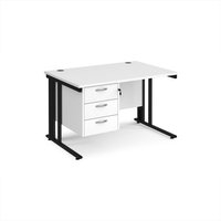 Click to view product details and reviews for Office Desk Rectangular Desk 1200mm With Pedestal White Top With Black Frame 800mm Depth Maestro 25 Mcm12p3kwh. Click to view product details and reviews for Office Desk Rectangular Desk 1200mm With Pedestal White Top With Black Frame 800mm Depth Maestro 25 Mcm12p3kwh.
