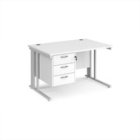 Click to view product details and reviews for Office Desk Rectangular Desk 1200mm With Pedestal White Top With White Frame 800mm Depth Maestro 25 Mcm12p3whwh. Click to view product details and reviews for Office Desk Rectangular Desk 1200mm With Pedestal White Top With White Frame 800mm Depth Maestro 25 Mcm12p3whwh.