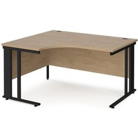 Click to view product details and reviews for Maestro 25 Left Hand Ergonomic Desk 1400mm Wide Black Cable Managed Leg Frame Kendal Oak Top. Click to view product details and reviews for Maestro 25 Left Hand Ergonomic Desk 1400mm Wide Black Cable Managed Leg Frame Kendal Oak Top.