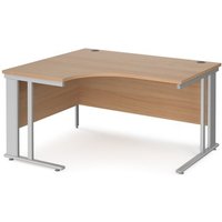 Click to view product details and reviews for Office Desk Left Hand Corner Desk 1400mm Beech Top With Silver Frame 1200mm Depth Maestro 25 Mcm14elsb. Click to view product details and reviews for Office Desk Left Hand Corner Desk 1400mm Beech Top With Silver Frame 1200mm Depth Maestro 25 Mcm14elsb.