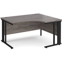 Click to view product details and reviews for Maestro 25 Right Hand Ergonomic Desk 1400mm Wide Black Cable Managed Leg Frame Grey Oak Top. Click to view product details and reviews for Maestro 25 Right Hand Ergonomic Desk 1400mm Wide Black Cable Managed Leg Frame Grey Oak Top.