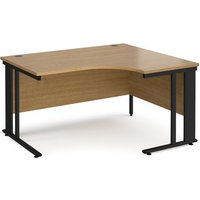 Click to view product details and reviews for Office Desk Right Hand Corner Desk 1400mm Oak Top With Black Frame 1200mm Depth Maestro 25 Mcm14erko. Click to view product details and reviews for Office Desk Right Hand Corner Desk 1400mm Oak Top With Black Frame 1200mm Depth Maestro 25 Mcm14erko.