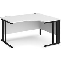 Click to view product details and reviews for Office Desk Right Hand Corner Desk 1400mm White Top With Black Frame 1200mm Depth Maestro 25 Mcm14erkwh. Click to view product details and reviews for Office Desk Right Hand Corner Desk 1400mm White Top With Black Frame 1200mm Depth Maestro 25 Mcm14erkwh.