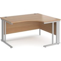 Click to view product details and reviews for Office Desk Right Hand Corner Desk 1400mm Beech Top With Silver Frame 1200mm Depth Maestro 25 Mcm14ersb. Click to view product details and reviews for Office Desk Right Hand Corner Desk 1400mm Beech Top With Silver Frame 1200mm Depth Maestro 25 Mcm14ersb.