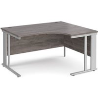 Click to view product details and reviews for Maestro 25 Right Hand Ergonomic Desk 1400mm Wide Silver Cable Managed Leg Frame Grey Oak Top. Click to view product details and reviews for Maestro 25 Right Hand Ergonomic Desk 1400mm Wide Silver Cable Managed Leg Frame Grey Oak Top.