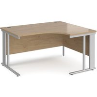 Click to view product details and reviews for Maestro 25 Right Hand Ergonomic Desk 1400mm Wide Silver Cable Managed Leg Frame Kendal Oak Top. Click to view product details and reviews for Maestro 25 Right Hand Ergonomic Desk 1400mm Wide Silver Cable Managed Leg Frame Kendal Oak Top.