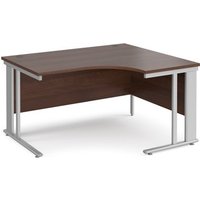 Click to view product details and reviews for Office Desk Right Hand Corner Desk 1400mm Walnut Top With Silver Frame 1200mm Depth Maestro 25 Mcm14ersw. Click to view product details and reviews for Office Desk Right Hand Corner Desk 1400mm Walnut Top With Silver Frame 1200mm Depth Maestro 25 Mcm14ersw.