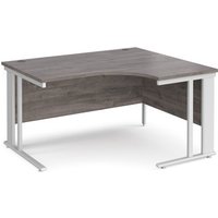 Click to view product details and reviews for Maestro 25 Right Hand Ergonomic Desk 1400mm Wide White Cable Managed Leg Frame Grey Oak Top. Click to view product details and reviews for Maestro 25 Right Hand Ergonomic Desk 1400mm Wide White Cable Managed Leg Frame Grey Oak Top.
