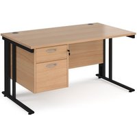 Click to view product details and reviews for Office Desk Rectangular Desk 1400mm With Pedestal Beech Top With Black Frame 800mm Depth Maestro 25 Mcm14p2kb. Click to view product details and reviews for Office Desk Rectangular Desk 1400mm With Pedestal Beech Top With Black Frame 800mm Depth Maestro 25 Mcm14p2kb.