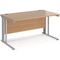 Click to view product details and reviews for Office Desk 1400mm Rectangular Desk With Cable Managed Leg Beech Tops With Silver Frames 800mm Depth Maestro 25. Click to view product details and reviews for Office Desk 1400mm Rectangular Desk With Cable Managed Leg Beech Tops With Silver Frames 800mm Depth Maestro 25.