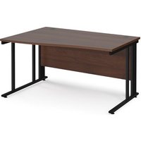 Click to view product details and reviews for Office Desk Left Hand Wave Desk 1400mm Walnut Top With Black Frame Maestro 25 Mcm14wlkw. Click to view product details and reviews for Office Desk Left Hand Wave Desk 1400mm Walnut Top With Black Frame Maestro 25 Mcm14wlkw.