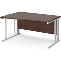 Click to view product details and reviews for Office Desk Left Hand Wave Desk 1400mm Walnut Top With White Frame Maestro 25 Mcm14wlwhw. Click to view product details and reviews for Office Desk Left Hand Wave Desk 1400mm Walnut Top With White Frame Maestro 25 Mcm14wlwhw.