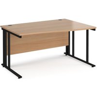 Click to view product details and reviews for Office Desk Right Hand Wave Desk 1400mm Beech Top With Black Frame Maestro 25 Mcm14wrkb. Click to view product details and reviews for Office Desk Right Hand Wave Desk 1400mm Beech Top With Black Frame Maestro 25 Mcm14wrkb.