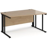 Click to view product details and reviews for Maestro 25 Right Hand Wave Desk 1400mm Wide Black Cable Managed Leg Frame Kendal Oak Top. Click to view product details and reviews for Maestro 25 Right Hand Wave Desk 1400mm Wide Black Cable Managed Leg Frame Kendal Oak Top.