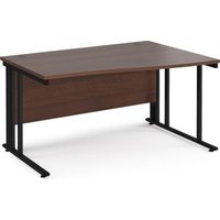 Click to view product details and reviews for Office Desk Right Hand Wave Desk 1400mm Walnut Top With Black Frame Maestro 25 Mcm14wrkw. Click to view product details and reviews for Office Desk Right Hand Wave Desk 1400mm Walnut Top With Black Frame Maestro 25 Mcm14wrkw.