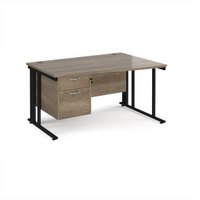 Click to view product details and reviews for Maestro 25 Right Hand Wave Desk 1400mm Wide With 2 Drawer Pedestal Black Cable Managed Leg Frame Nebraska Oak Top. Click to view product details and reviews for Maestro 25 Right Hand Wave Desk 1400mm Wide With 2 Drawer Pedestal Black Cable Managed Leg Frame Nebraska Oak Top.