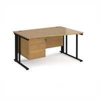 Click to view product details and reviews for Office Desk Right Hand Wave Desk 1400mm With Pedestal Oak Top With Black Frame Maestro 25 Mcm14wrp2ko. Click to view product details and reviews for Office Desk Right Hand Wave Desk 1400mm With Pedestal Oak Top With Black Frame Maestro 25 Mcm14wrp2ko.