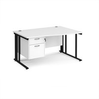 Click to view product details and reviews for Office Desk Right Hand Wave Desk 1400mm With Pedestal White Top With Black Frame Maestro 25 Mcm14wrp2kwh. Click to view product details and reviews for Office Desk Right Hand Wave Desk 1400mm With Pedestal White Top With Black Frame Maestro 25 Mcm14wrp2kwh.