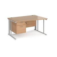 Click to view product details and reviews for Office Desk Right Hand Wave Desk 1400mm With Pedestal Beech Top With White Frame Maestro 25 Mcm14wrp2whb. Click to view product details and reviews for Office Desk Right Hand Wave Desk 1400mm With Pedestal Beech Top With White Frame Maestro 25 Mcm14wrp2whb.