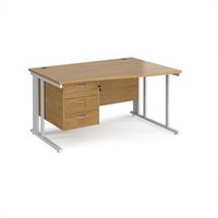 Click to view product details and reviews for Office Desk Right Hand Wave Desk 1400mm With Pedestal Oak Top With White Frame Maestro 25 Mcm14wrp3who. Click to view product details and reviews for Office Desk Right Hand Wave Desk 1400mm With Pedestal Oak Top With White Frame Maestro 25 Mcm14wrp3who.