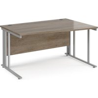 Click to view product details and reviews for Maestro 25 Right Hand Wave Desk 1400mm Wide Silver Cable Managed Leg Frame Nebraska Oak Top. Click to view product details and reviews for Maestro 25 Right Hand Wave Desk 1400mm Wide Silver Cable Managed Leg Frame Nebraska Oak Top.