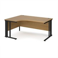 Click to view product details and reviews for Office Desk Left Hand Corner Desk 1600mm Oak Top With Black Frame 1200mm Depth Maestro 25 Mcm16elko. Click to view product details and reviews for Office Desk Left Hand Corner Desk 1600mm Oak Top With Black Frame 1200mm Depth Maestro 25 Mcm16elko.