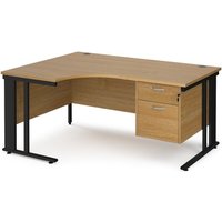 Click to view product details and reviews for Office Desk Left Hand Corner Desk 1600mm With Pedestal Oak Top With Black Frame 1200mm Depth Maestro 25 Mcm16elp2ko. Click to view product details and reviews for Office Desk Left Hand Corner Desk 1600mm With Pedestal Oak Top With Black Frame 1200mm Depth Maestro 25 Mcm16elp2ko.