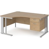 Click to view product details and reviews for Maestro 25 Left Hand Ergonomic Desk 1600mm Wide With 2 Drawer Pedestal Silver Cable Managed Leg Frame Kendal Oak Top. Click to view product details and reviews for Maestro 25 Left Hand Ergonomic Desk 1600mm Wide With 2 Drawer Pedestal Silver Cable Managed Leg Frame Kendal Oak Top.