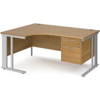 Click to view product details and reviews for Office Desk Left Hand Corner Desk 1600mm With Pedestal Oak Top With Silver Frame 1200mm Depth Maestro 25 Mcm16elp2so. Click to view product details and reviews for Office Desk Left Hand Corner Desk 1600mm With Pedestal Oak Top With Silver Frame 1200mm Depth Maestro 25 Mcm16elp2so.
