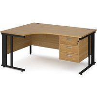 Click to view product details and reviews for Office Desk Left Hand Corner Desk 1600mm With Pedestal Oak Top With Black Frame 1200mm Depth Maestro 25 Mcm16elp3ko. Click to view product details and reviews for Office Desk Left Hand Corner Desk 1600mm With Pedestal Oak Top With Black Frame 1200mm Depth Maestro 25 Mcm16elp3ko.