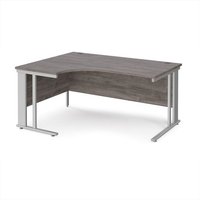 Click to view product details and reviews for Maestro 25 Left Hand Ergonomic Desk 1600mm Wide Silver Cable Managed Leg Frame Grey Oak Top. Click to view product details and reviews for Maestro 25 Left Hand Ergonomic Desk 1600mm Wide Silver Cable Managed Leg Frame Grey Oak Top.
