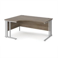 Click to view product details and reviews for Maestro 25 Left Hand Ergonomic Desk 1600mm Wide Silver Cable Managed Leg Frame Nebraska Oak Top. Click to view product details and reviews for Maestro 25 Left Hand Ergonomic Desk 1600mm Wide Silver Cable Managed Leg Frame Nebraska Oak Top.