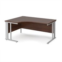 Click to view product details and reviews for Office Desk Left Hand Corner Desk 1600mm Walnut Top With Silver Frame 1200mm Depth Maestro 25 Mcm16elsw. Click to view product details and reviews for Office Desk Left Hand Corner Desk 1600mm Walnut Top With Silver Frame 1200mm Depth Maestro 25 Mcm16elsw.