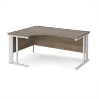 Click to view product details and reviews for Maestro 25 Left Hand Ergonomic Desk 1600mm Wide White Cable Managed Leg Frame Nebraska Oak Top. Click to view product details and reviews for Maestro 25 Left Hand Ergonomic Desk 1600mm Wide White Cable Managed Leg Frame Nebraska Oak Top.