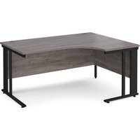 Click to view product details and reviews for Maestro 25 Right Hand Ergonomic Desk 1600mm Wide Black Cable Managed Leg Frame Grey Oak Top. Click to view product details and reviews for Maestro 25 Right Hand Ergonomic Desk 1600mm Wide Black Cable Managed Leg Frame Grey Oak Top.