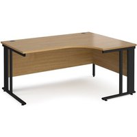 Click to view product details and reviews for Office Desk Right Hand Corner Desk 1600mm Oak Top With Black Frame 1200mm Depth Maestro 25 Mcm16erko. Click to view product details and reviews for Office Desk Right Hand Corner Desk 1600mm Oak Top With Black Frame 1200mm Depth Maestro 25 Mcm16erko.