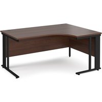 Click to view product details and reviews for Office Desk Right Hand Corner Desk 1600mm Walnut Top With Black Frame 1200mm Depth Maestro 25 Mcm16erkw. Click to view product details and reviews for Office Desk Right Hand Corner Desk 1600mm Walnut Top With Black Frame 1200mm Depth Maestro 25 Mcm16erkw.