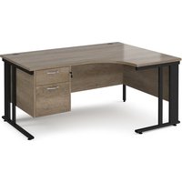 Click to view product details and reviews for Maestro 25 Right Hand Ergonomic Desk 1600mm Wide With 2 Drawer Pedestal Black Cable Managed Leg Frame Nebraska Oak Top. Click to view product details and reviews for Maestro 25 Right Hand Ergonomic Desk 1600mm Wide With 2 Drawer Pedestal Black Cable Managed Leg Frame Nebraska Oak Top.