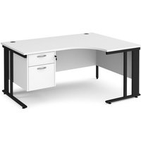 Click to view product details and reviews for Office Desk Right Hand Corner Desk 1600mm With Pedestal White Top With Black Frame 1200mm Depth Maestro 25 Mcm16erp2kwh. Click to view product details and reviews for Office Desk Right Hand Corner Desk 1600mm With Pedestal White Top With Black Frame 1200mm Depth Maestro 25 Mcm16erp2kwh.
