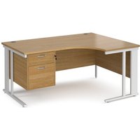 Click to view product details and reviews for Office Desk Right Hand Corner Desk 1600mm With Pedestal Oak Top With White Frame 1200mm Depth Maestro 25 Mcm16erp2who. Click to view product details and reviews for Office Desk Right Hand Corner Desk 1600mm With Pedestal Oak Top With White Frame 1200mm Depth Maestro 25 Mcm16erp2who.