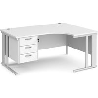 Click to view product details and reviews for Office Desk Right Hand Corner Desk 1600mm With Pedestal White Top With White Frame 1200mm Depth Maestro 25 Mcm16erp3whwh. Click to view product details and reviews for Office Desk Right Hand Corner Desk 1600mm With Pedestal White Top With White Frame 1200mm Depth Maestro 25 Mcm16erp3whwh.