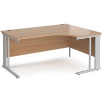 Click to view product details and reviews for Office Desk Right Hand Corner Desk 1600mm Beech Top With Silver Frame 1200mm Depth Maestro 25 Mcm16ersb. Click to view product details and reviews for Office Desk Right Hand Corner Desk 1600mm Beech Top With Silver Frame 1200mm Depth Maestro 25 Mcm16ersb.