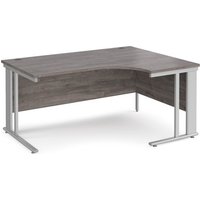 Click to view product details and reviews for Maestro 25 Right Hand Ergonomic Desk 1600mm Wide Silver Cable Managed Leg Frame Grey Oak Top. Click to view product details and reviews for Maestro 25 Right Hand Ergonomic Desk 1600mm Wide Silver Cable Managed Leg Frame Grey Oak Top.
