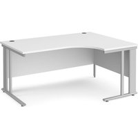 Click to view product details and reviews for Office Desk Right Hand Corner Desk 1600mm White Top With Silver Frame 1200mm Depth Maestro 25 Mcm16erswh. Click to view product details and reviews for Office Desk Right Hand Corner Desk 1600mm White Top With Silver Frame 1200mm Depth Maestro 25 Mcm16erswh.