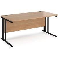 Click to view product details and reviews for Office Desk 1600mm Rectangular Desk With Cable Managed Leg Beech Tops With Black Frames 800mm Depth Maestro 25. Click to view product details and reviews for Office Desk 1600mm Rectangular Desk With Cable Managed Leg Beech Tops With Black Frames 800mm Depth Maestro 25.