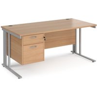 Click to view product details and reviews for Office Desk Rectangular Desk 1600mm With Pedestal Beech Top With Silver Frame 800mm Depth Maestro 25 Mcm16p2sb. Click to view product details and reviews for Office Desk Rectangular Desk 1600mm With Pedestal Beech Top With Silver Frame 800mm Depth Maestro 25 Mcm16p2sb.