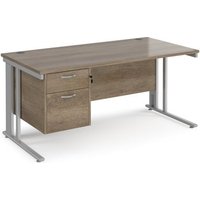Click to view product details and reviews for Maestro 25 Straight Desk 1600mm X 800mm With 2 Drawer Pedestal Silver Cable Managed Leg Frame Nebraska Oak Top. Click to view product details and reviews for Maestro 25 Straight Desk 1600mm X 800mm With 2 Drawer Pedestal Silver Cable Managed Leg Frame Nebraska Oak Top.