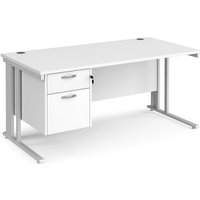 Click to view product details and reviews for Office Desk Rectangular Desk 1600mm With Pedestal White Top With White Frame 800mm Depth Maestro 25 Mcm16p2whwh. Click to view product details and reviews for Office Desk Rectangular Desk 1600mm With Pedestal White Top With White Frame 800mm Depth Maestro 25 Mcm16p2whwh.