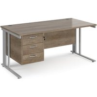 Click to view product details and reviews for Maestro 25 Straight Desk 1600mm X 800mm With 3 Drawer Pedestal Silver Cable Managed Leg Frame Nebraska Oak Top. Click to view product details and reviews for Maestro 25 Straight Desk 1600mm X 800mm With 3 Drawer Pedestal Silver Cable Managed Leg Frame Nebraska Oak Top.