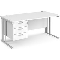Click to view product details and reviews for Office Desk Rectangular Desk 1600mm With Pedestal White Top With White Frame 800mm Depth Maestro 25 Mcm16p3whwh. Click to view product details and reviews for Office Desk Rectangular Desk 1600mm With Pedestal White Top With White Frame 800mm Depth Maestro 25 Mcm16p3whwh.